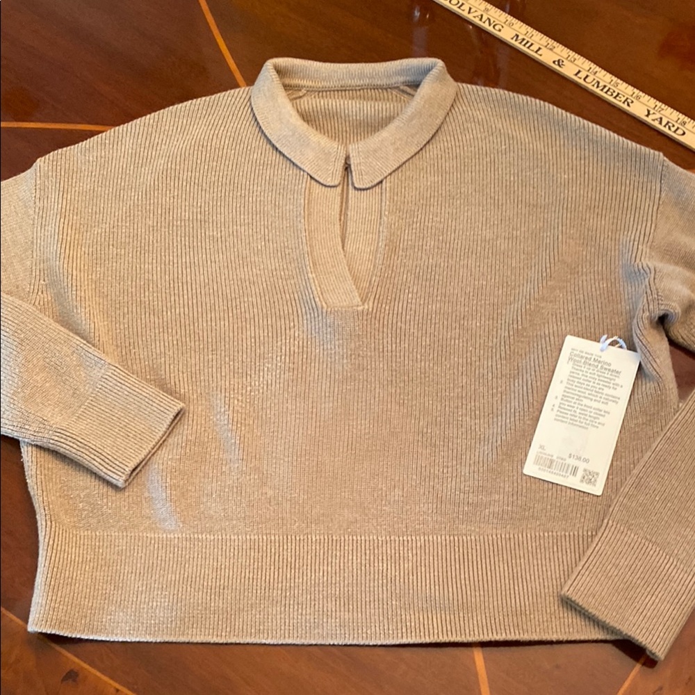 Lululemon collared sweater